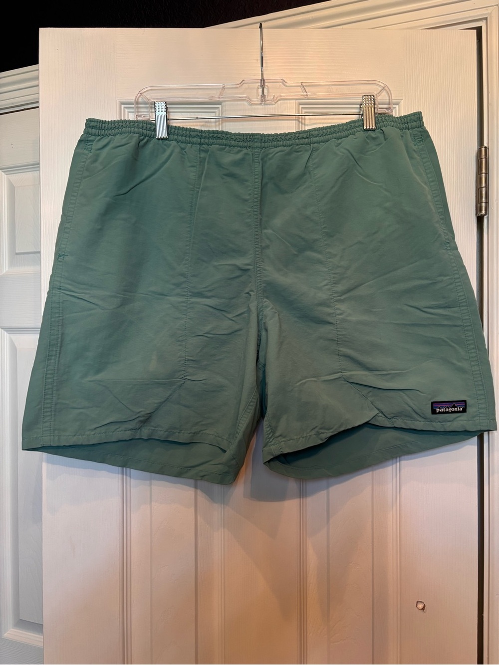 Patagonia Men's Green Baggies 7” Shorts